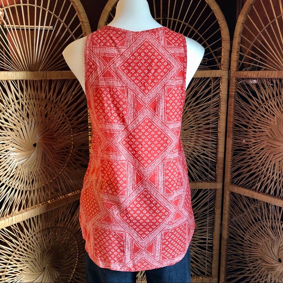 THE NORTH FACE Barilles Button Tank Top Orange Med - Picture 8 of 15